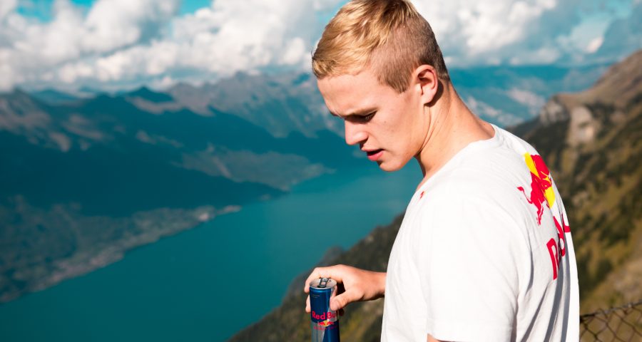 Redbull. Bebidas energéticas. Entrenamiento