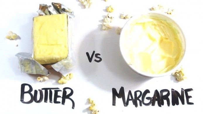 mantequilla o margarina. Cuál escoger. Es mejor la mantequilla o la margarina